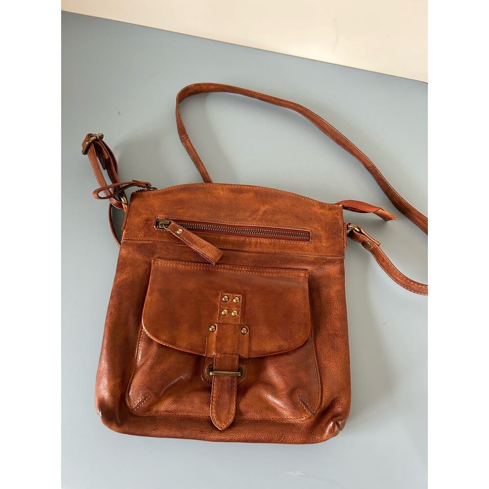 Unbranded brown faux leather cross body bag